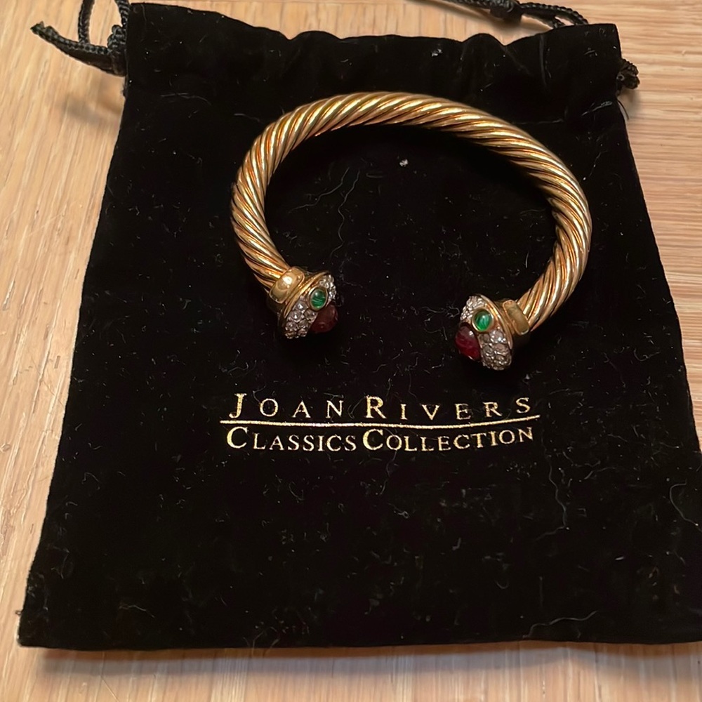 New without tags. Joan Rivers bracelet with cabochons. Classic Collecton